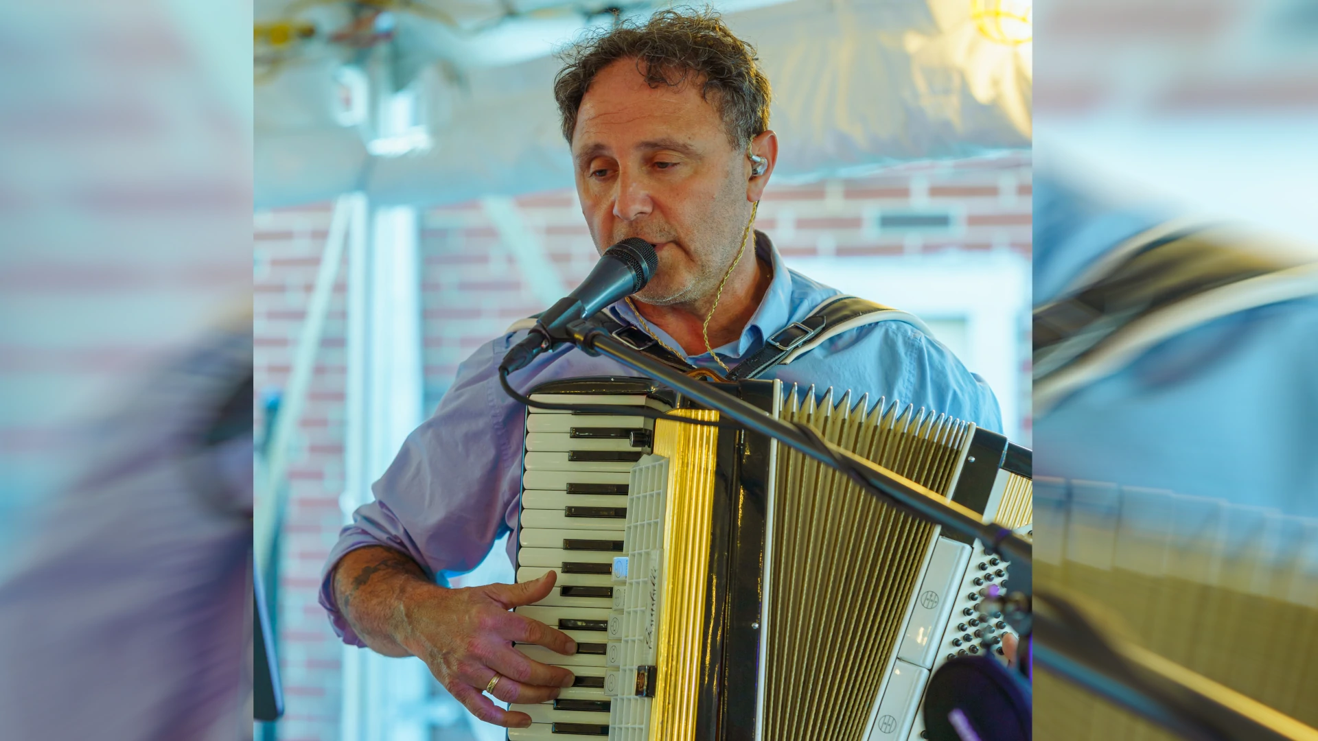 Orfeas Band — Greek American musicians during sound check