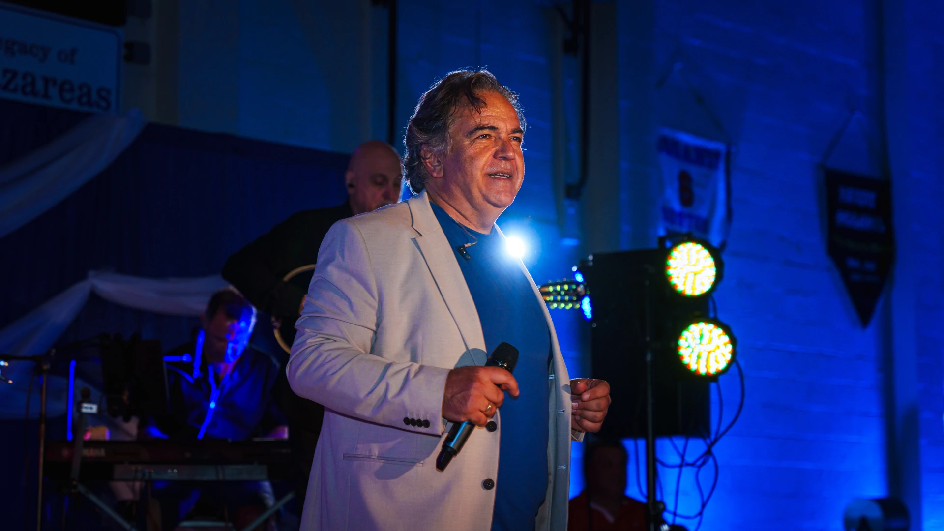 Orfeas Band at a community Greek event in New England